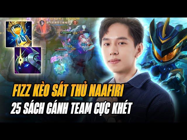 MANGOFISH VÀ GIÁO ÁN FIZZ 1K AP MÙA MỚI ĐỐI ĐẦU NAAFIRI GÁNH TEAM CỰC KHÉT VỚI 25 SÁCH MEJAI