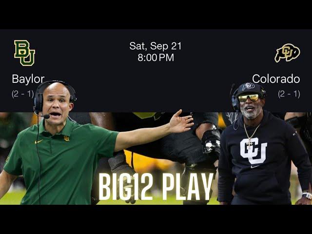 Colorado's Week 4 Preview | Baylor's In Bouder On Sept. 21st.