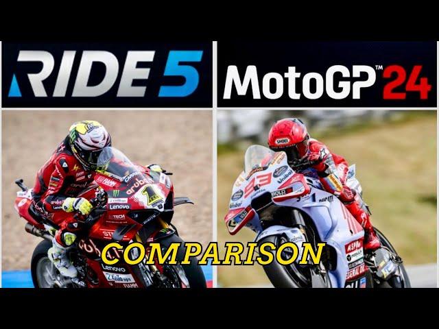 MotoGP24 vs RIDE5 | Comparison Which is Better ? (PS5) 4K 60FPS HDR