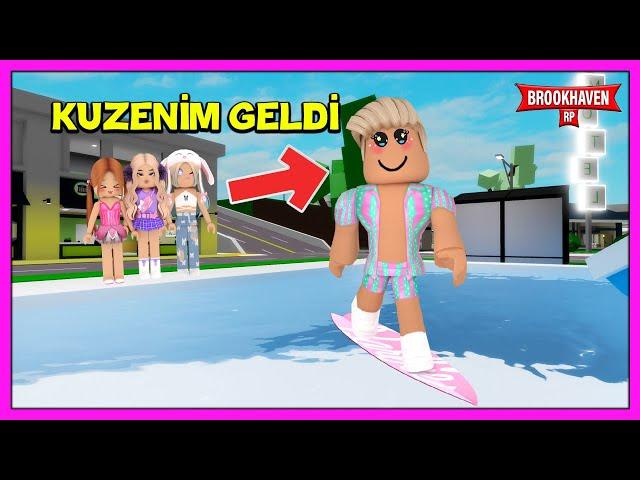  HAVALI YABANCI KUZENİM GELDİ  ROBLOX BROOKHAVEN RP HİKAYE KÜBRA NİSA