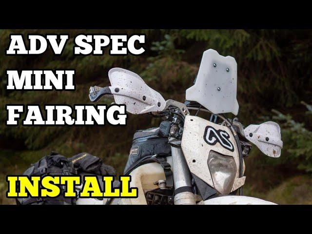 FE501 Build E02 - Adventure Spec Mini Fairing - How To Install