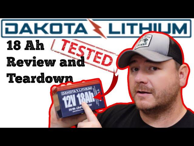 Dakota Lithium 18Ah LiFeP04  Battery Review and Teardown