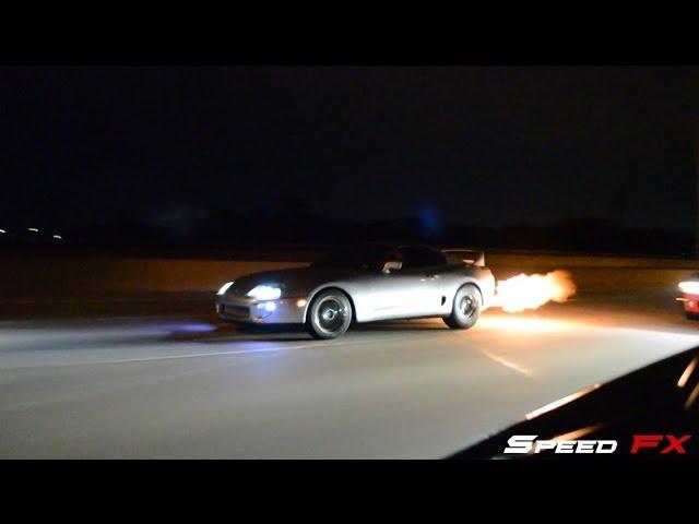 870WHP ZR1 VS 800WHP GT500(AUTO) W/ 1,000whp+ Supra!