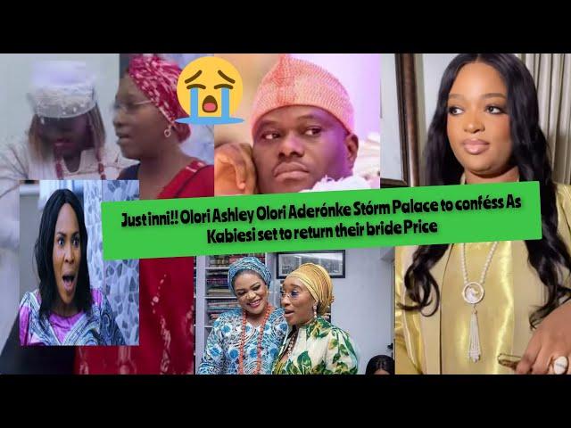 Just inn!! Ooni speechléss As Olori Ashley, Olori Aderónke Stórm Palace to conféss