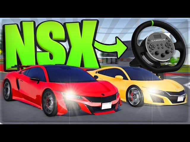 Driving The UNRELEASED ACURA NSX With a WHEEL! (Greenville)