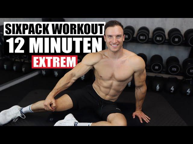 12 Minuten Sixpack Workout für Zuhause - Extrem effektiv! | Sascha Huber