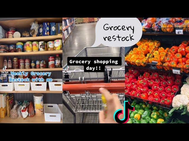 Satisfying Food grocery shopping & restock and organizing/TikTok compilation # 20