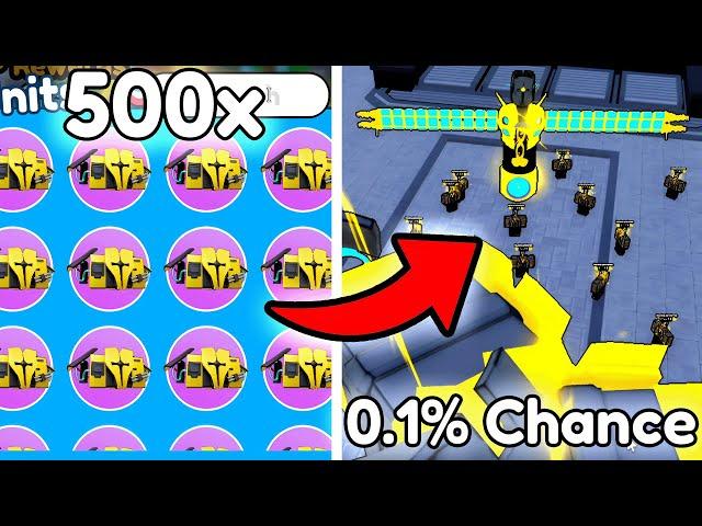 500 Activity Crates...I GOT GODLY! (Toilet Tower Defense)