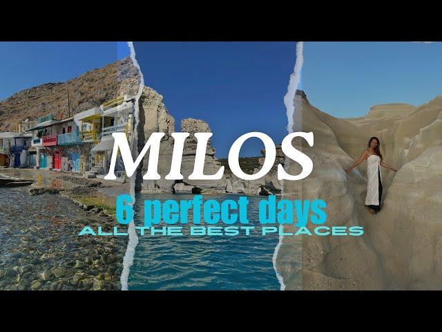 6 Perfect days in Milos - Our Favorite Greek Island