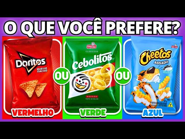  O QUE VOCÊ PREFERE? Vermelho, Verde ou Azul? 🟢| Jogo das escolhas | #buuquiz #quiz