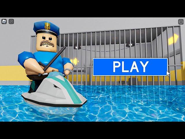 WATER BARRY'S PRISON RUN! New Scary Obby (#Roblox)