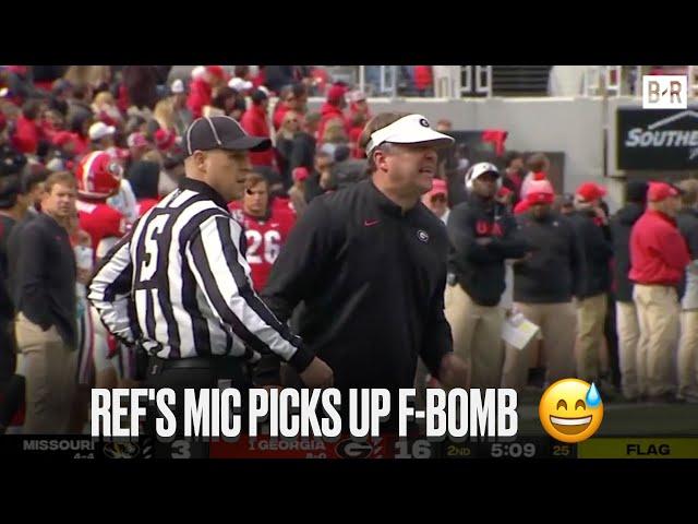 Kirby Smart Got Caught Yelling F-Bomb On Ref's Hot Mic 