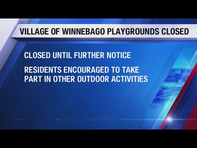 Village of Winnebago shuts playgrounds due to COVID-19 pandemic