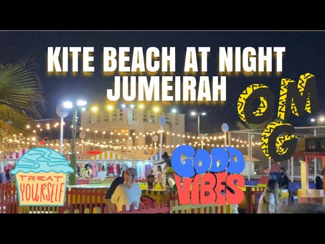 KITE BEACH JUMEIRAH AT NIGHT