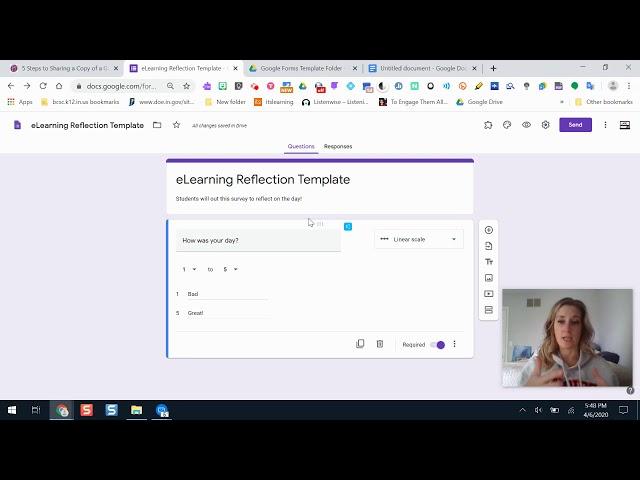 Create / Share Google Forms Template