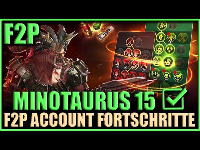 Raid: Shadow Legends | Minotaurus 15 = Check | F2P Account Fortschritte Woche 3