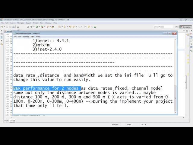 IEEE 802 15 4A UWB PHYSICAL LAYER WSN omnet projects