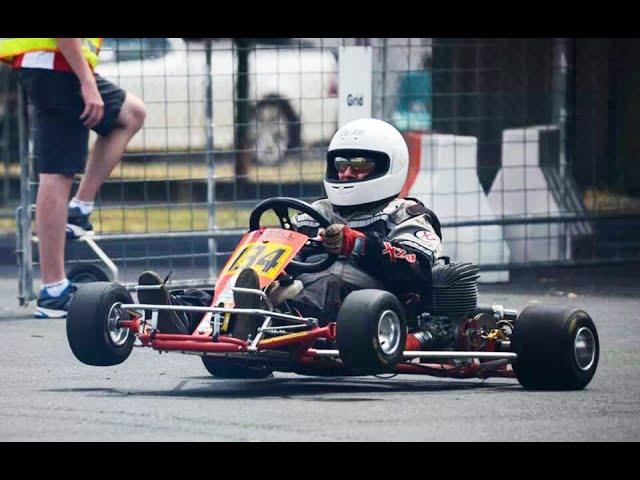 Vintage Twin 100cc Go Karts @ Toowoomba Kart Club