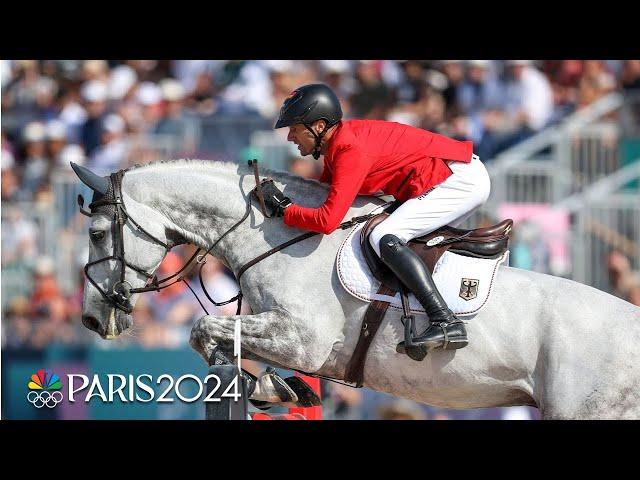 Germany's Christian Kukuk wins jumping individual final jump-off | Paris Olympics | NBC Sports