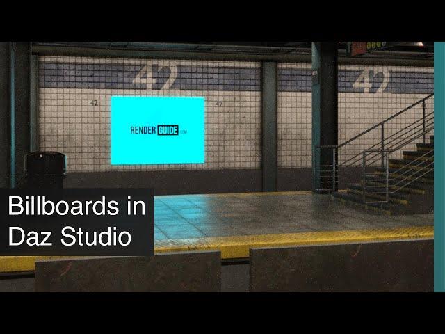 How to create a Billboard in DAZ Studio | Daz3D Tips