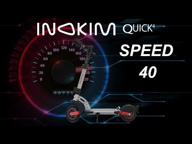 【Need for speed unlock inokim quick4 e-scooter speed cap】