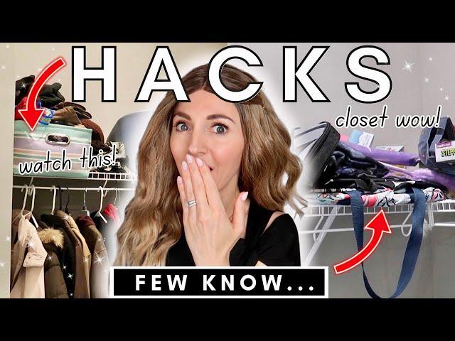 FREE GENIUS Home Organization Hacks Using Everyday Items!  (NOT WEIRD) Shocking + Useful