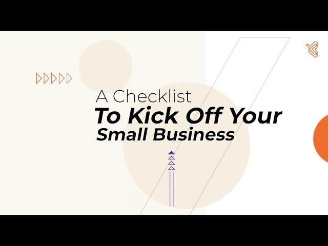 Here's A Check-list To Get Your Small Business Off The Ground