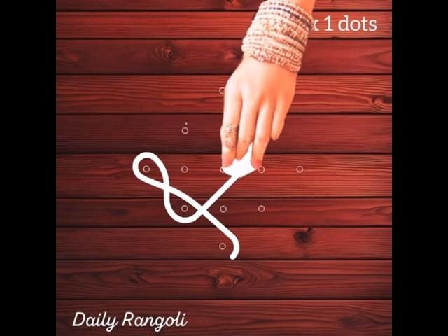 Easy and Simple Rangoli Designs for Daily Use | 5x1 dots | Easy Apartment Rangoli | #EasyMuggulu