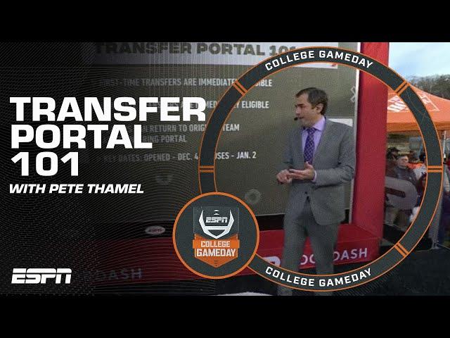 Transfer Portal 101 with Pete Thamel ️ | College GameDay