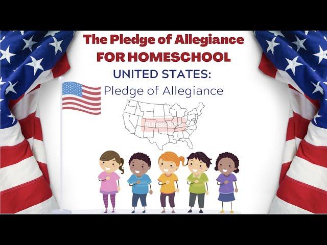 USA PLEDGE OF ALLEGIANCE: Simply Swank SCHOOL, Homeschool, Christian, Morals, Values, AMERICA, Jesus