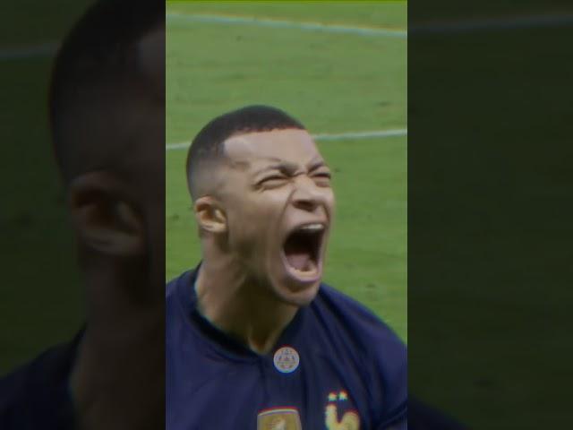 Unleashing Kylian Mbappe's Passion : Watch Him Score Against Argentina  #shortsfeed #soccer