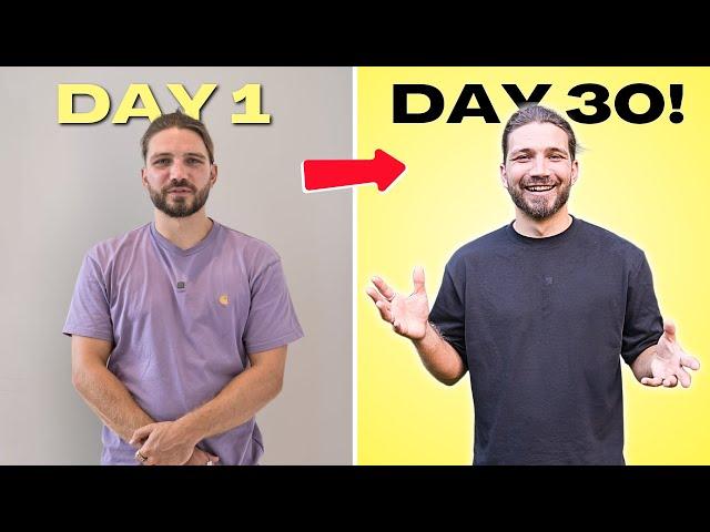 He talked to camera everyday for 30 Days (Shy To CONFIDENT!)