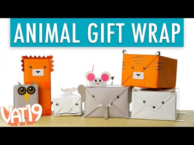 Adorable Animal Gift Wrap