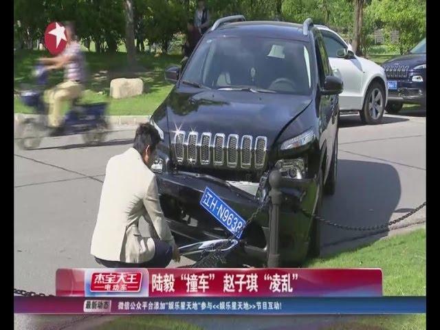 陆毅"撞车"  赵子琪"凌乱" 陆毅赵子琪《长大》演夫妻 自称欢喜冤家