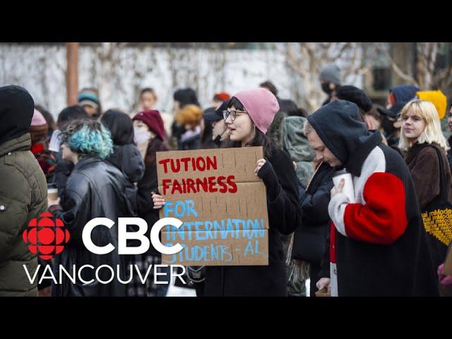 Emily Carr University students stage walkout over tuition hike