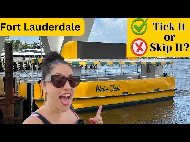 Is Fort Lauderdale Water Taxi REALLY Worth the Hype?