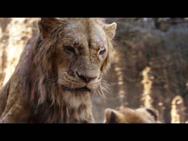 Scar Scaring to Young Simba | THE LION KING | Movie Scene (2019)