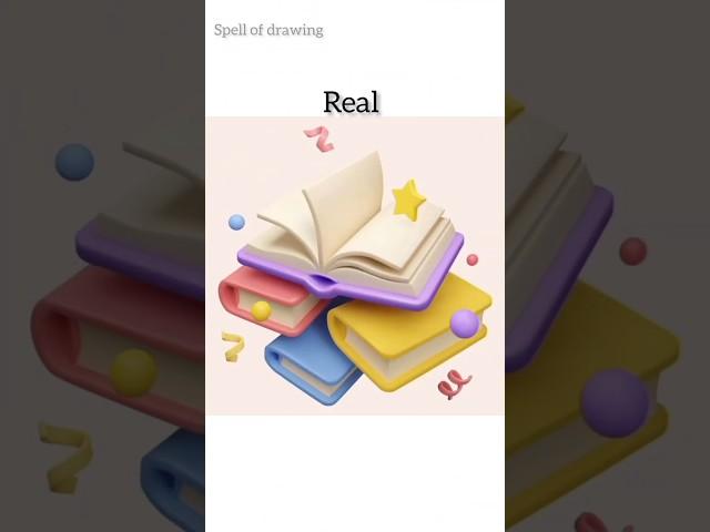 Real  My Drawing // Spell Of Drawing // #spellofdrawing #shorts #drawing #art #sketch #realvsmine