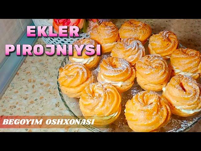 Ekler pirojnisi - Пирожное Эклер