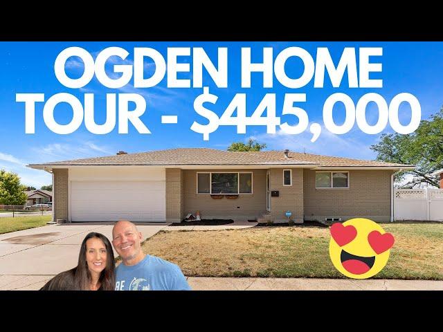 HOME TOUR IN OGDEN UTAH - $445,000