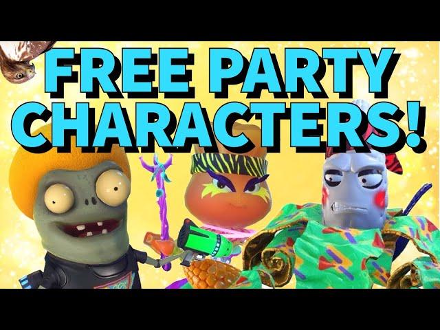 INSTANT PARTY CHARACTERS! | How to Get Free Party Characters! | PvZ Gw2 Infinity Glitch!