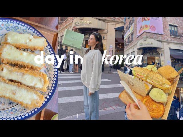 KOREA VLOG  visiting the TOP bread shop, viral cheesy pork cutlet + shopping in daejeon