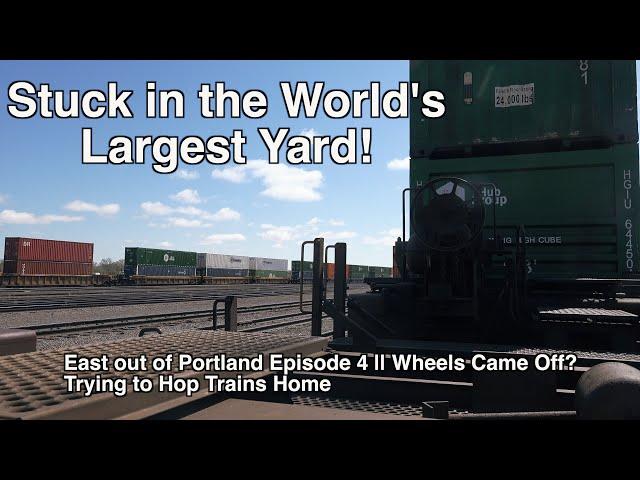 East out of Portland Episode 4 || Stranded in North Platte ||Trying to Hop Trains Home