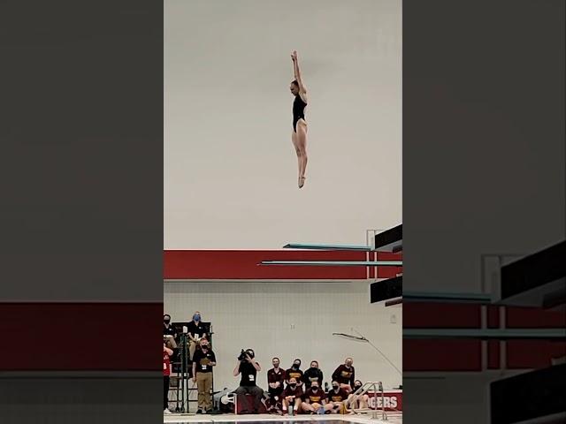 Sarah Bacon's Perfect 107B Dive | Big Ten 2022 Finals Highlights! #diving