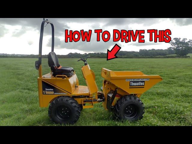 How to drive a mini dumper - Thwaites 1 ton