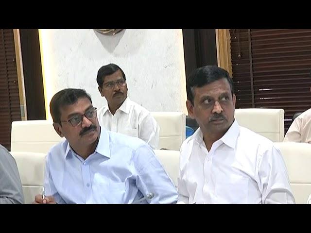 AP CM YS Jagan Review Meeting Visuals on School Education at Camp Office .|| Tadepalli
