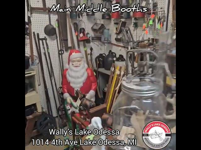 Wally's Lake Odessa Antique Mall Oct Tour of Main Middle Booths Michigan Wallys Malls