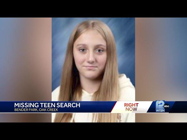 Family, volunteers search for missing Oak Creek teen in Bender Parkd