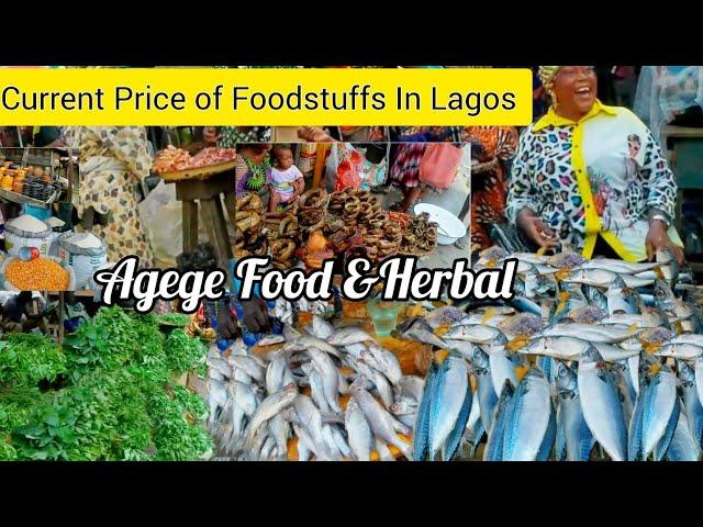 Current Price: AGEGE Food & Herbal market in Lagos