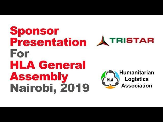 TRISTAR Sponsor Presentation for HLA General Assembly - Nairobi, 2019